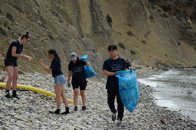 Schoonmaakactie van Hyundai en Healthy Seas aan de Griekse westkust. Foto: Healthy Seas Foundation.