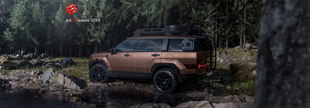 De jungle in met een stoere terrein-SUV doe je natuurlijk in de SANTA FE XRT Concept