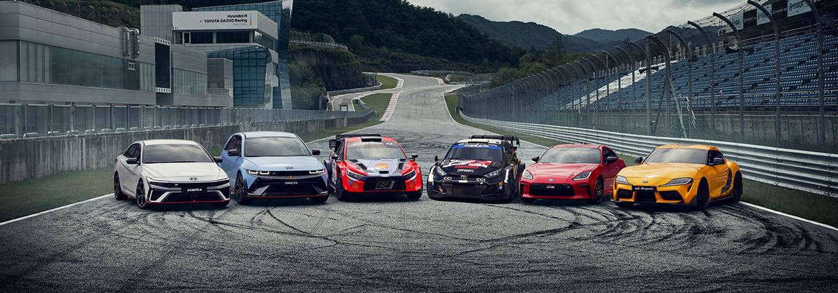 Hyundai en Toyota organiseren samen uniek 'Hyundai N x TOYOTA GAZOO Racing Festival' in Korea