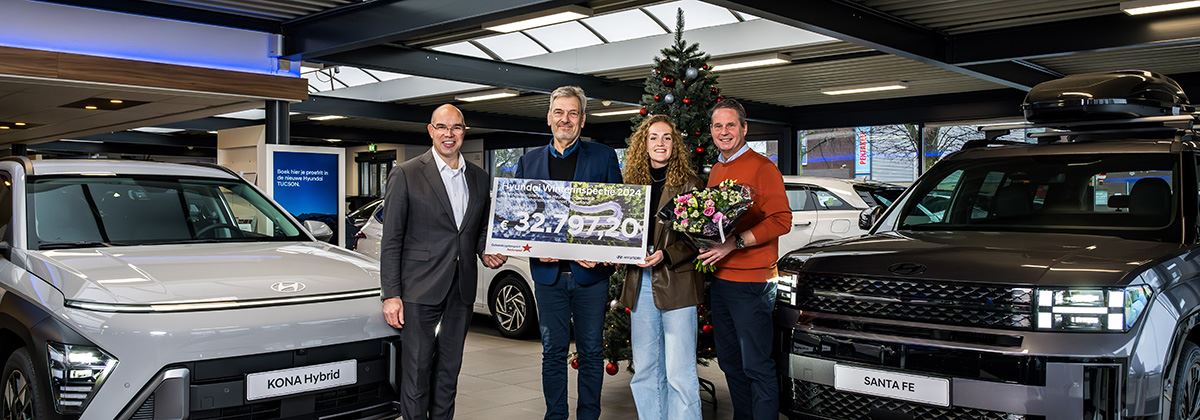 Gehandicaptensport Nederland bedankt Hyundai-rijders voor mooie donatie