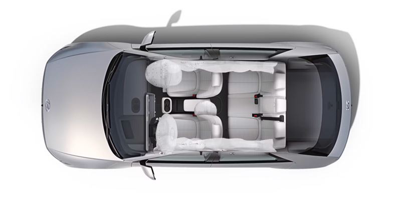 De airbags in de Hyundai IONIQ 5.