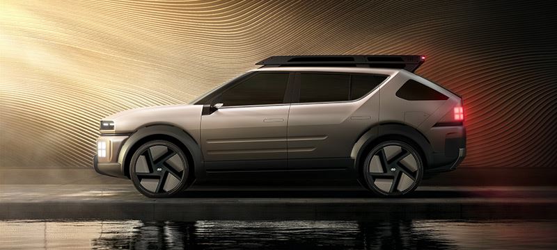 INITIUM, een waterstof-elektrisch aangedreven concept car van Hyundai.
