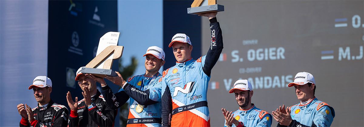 Tänak bezorgt Hyundai eerste overwinning van 2025 tijdens loodzware Acropolis Rally.