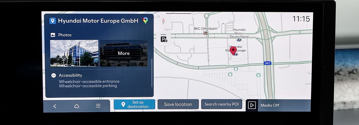 Hyundai integreert Google Places in diverse modellen voor slimmere navigatie en sneller en intuïtiever zoeken