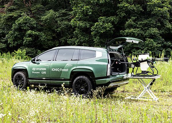 Speciale IONIQ 9 helpt de natuur een handje