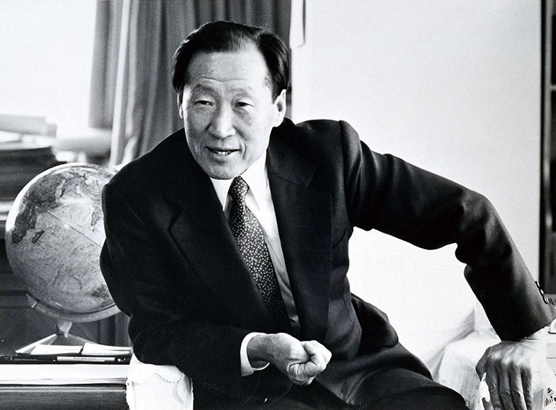 Oprichter van Hyundai Motor Group Ju-yung Chung.