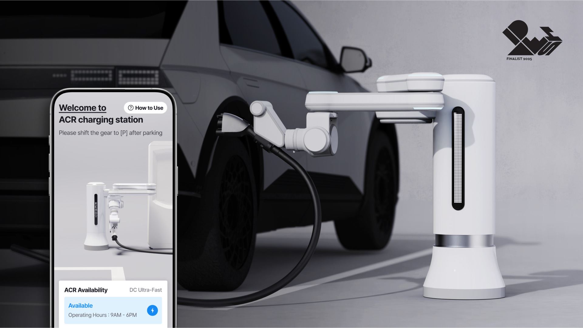 Hyundai’s Automatic Charging Robot (ACR) Service.
