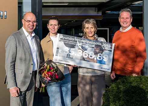 Hyundai Winterinspectie 2025 levert hoogste donatiebedrag in vijf jaar op