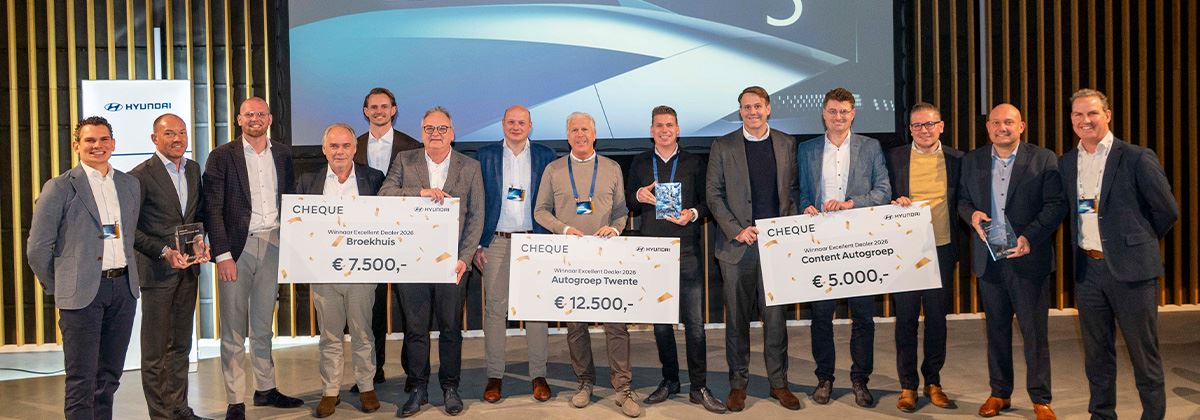 Winnaars Hyundai Excellent Dealer Award 2026 bekend