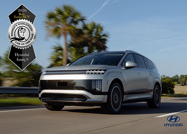 Jury Women’s Worldwide Car of the Year kiest IONIQ 9 als beste grote SUV