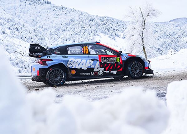 Hyundai Motorsport toont veerkracht in loodzware Rally van Monte-Carlo