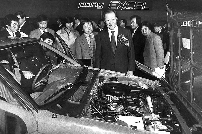 Oprichter van Hyundai Ju-yung Chung.