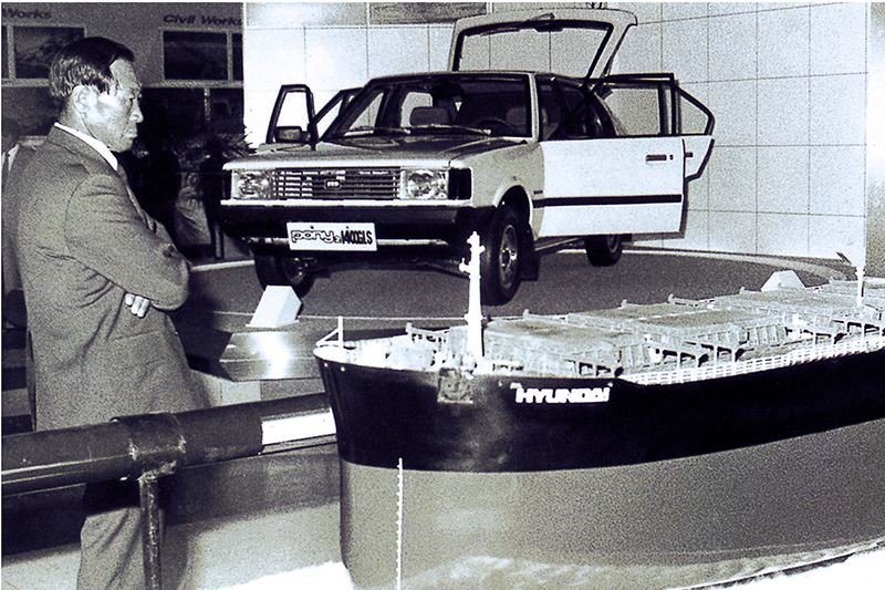 Oprichter van Hyundai Ju-yung Chung.