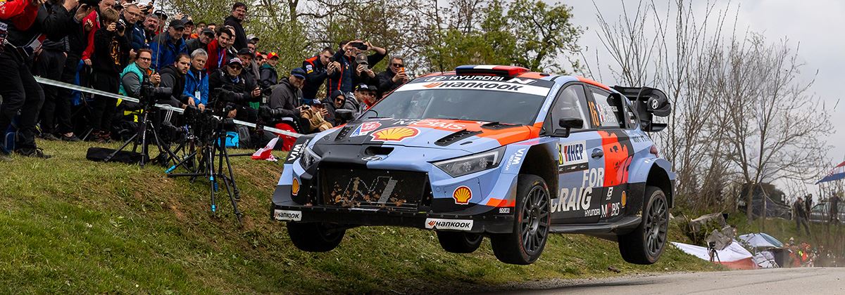 Hayden Paddon succesvol voor rallyteam Hyundai in Kroatië