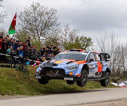 Hayden Paddon succesvol voor rallyteam Hyundai in Kroatië