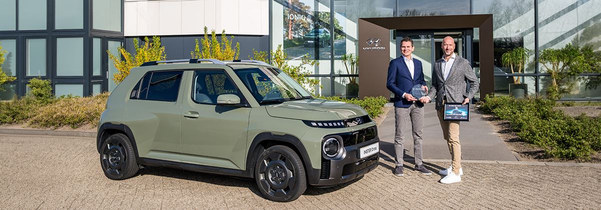 Hyundai INSTER in de prijzen bij verkiezing EV van het Jaar 2026