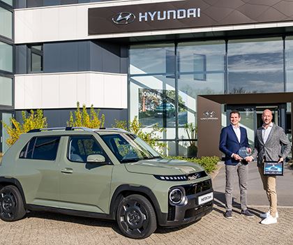 Hyundai INSTER in de prijzen bij verkiezing EV van het Jaar 2026