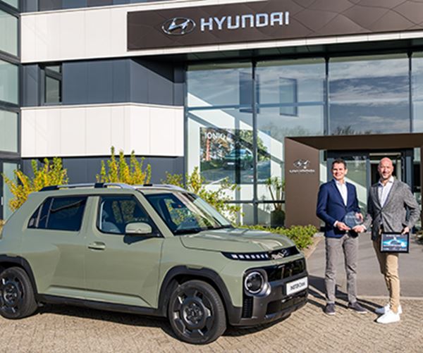 Hyundai INSTER in de prijzen bij verkiezing EV van het Jaar 2026