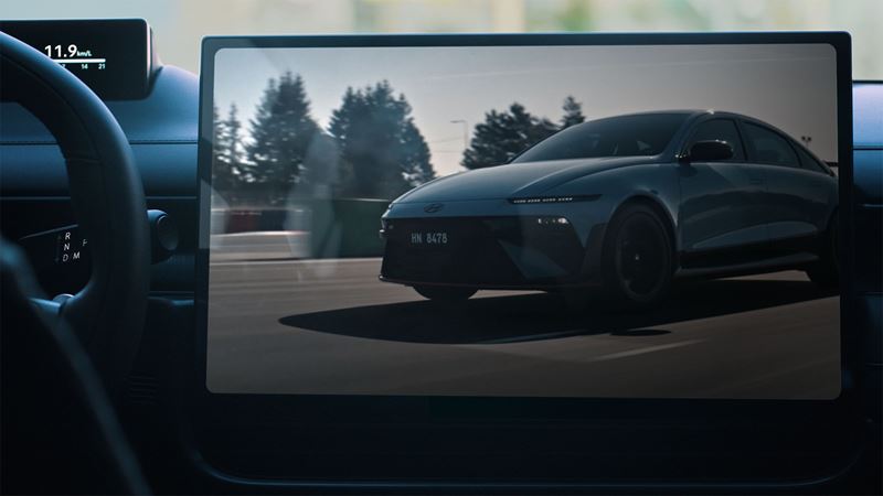 Hyundai’s nieuwe infotainmentsysteem Pleos Connect.