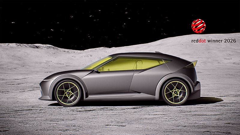 De Concept THREE van Hyundai ontving de Red Dot-titel Winner.