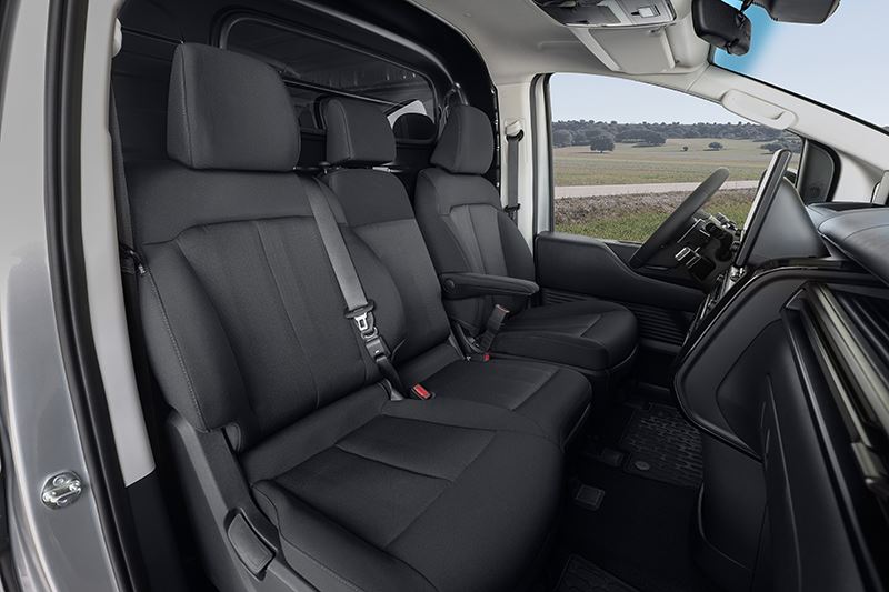 De elektrische bestelwagen Hyundai STARIA Electric Cargo.