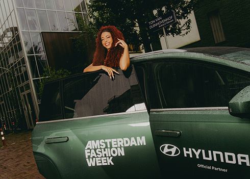 IONIQ 9 steelt de show tijdens Amsterdam Fashion Week