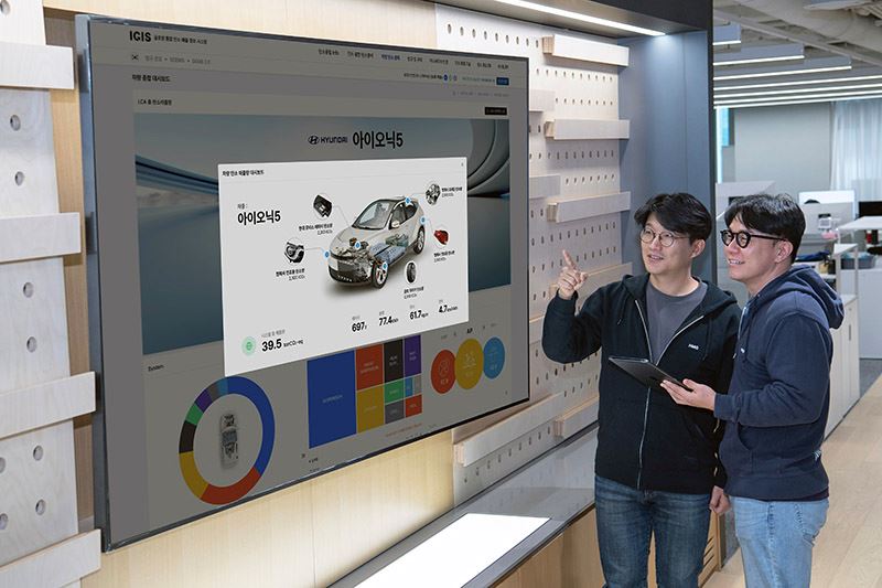 Hyundai heeft een digitaal systeem ontwikkeld dat de uitstoot gedurende de complete levenscyclus van een auto inzichtelijk maakt, genaamd IGIS.
