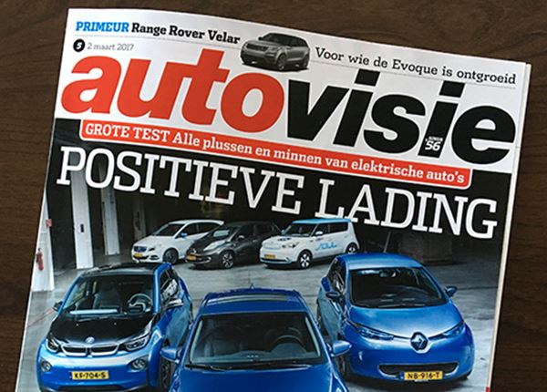 IONIQ Electric wint grote test met elektrische auto’s bij Autovisie!