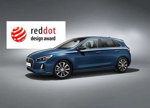 Nieuwe Hyundai i30 beloond met Red Dot Design Award