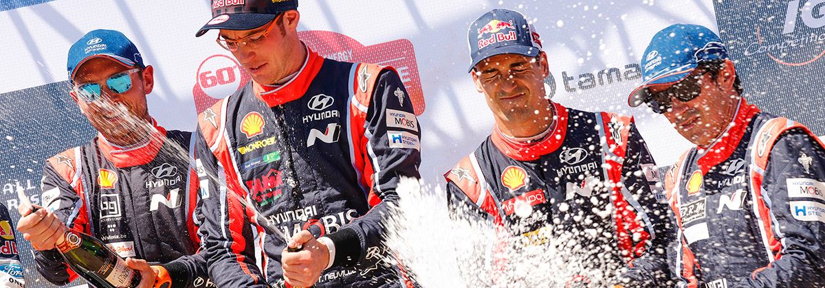 Hyundai grijpt WK-zege in Rally van Corsica