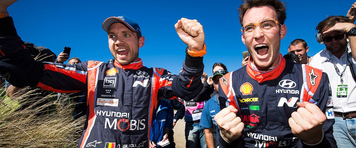 Thierry Neuville zit regerend wereldkampioen op de hielen