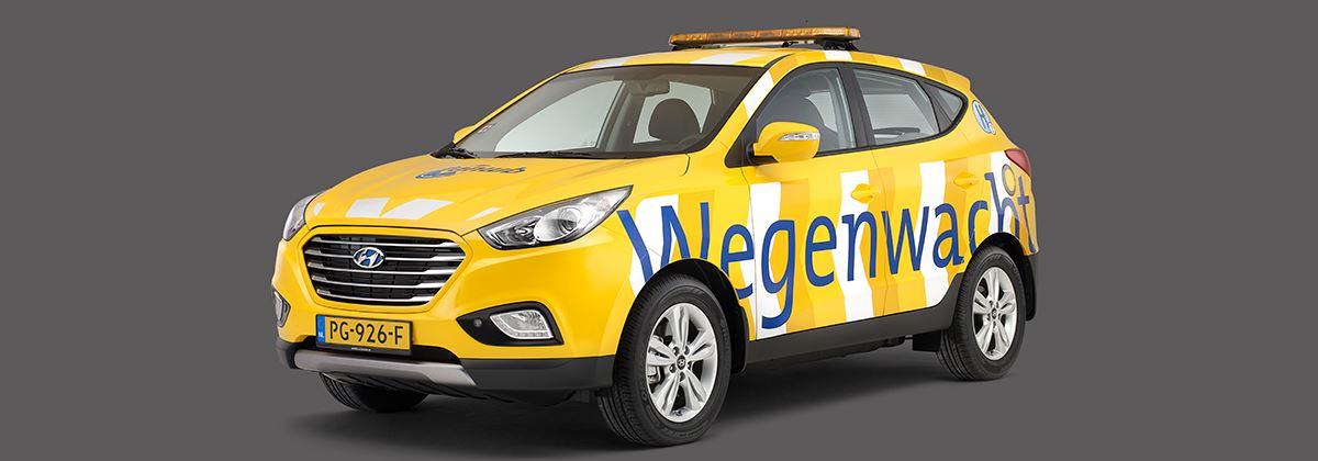 ANWB Wegenwacht kiest voor waterstofauto Hyundai ix35 Fuel Cell