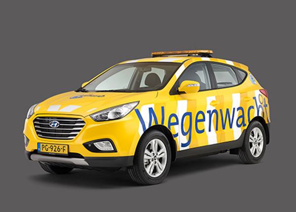 ANWB Wegenwacht kiest voor waterstofauto Hyundai ix35 Fuel Cell