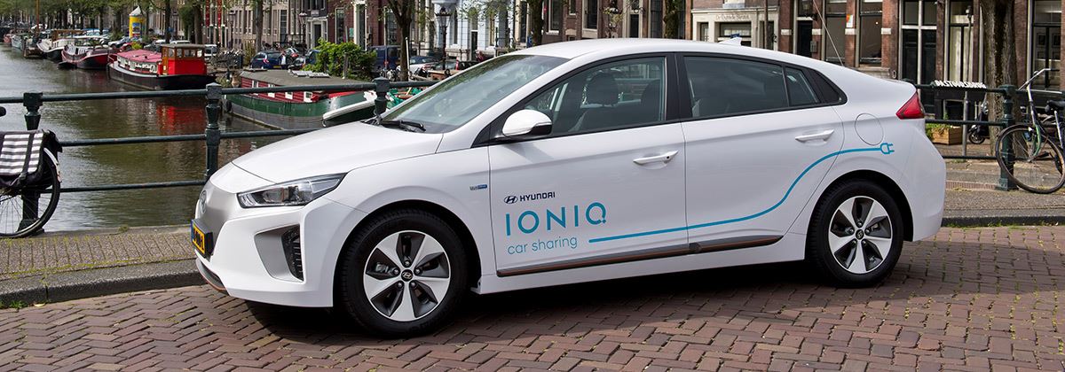Hyundai start uniek Car Sharing-project met elektrische IONIQ in Amsterdam