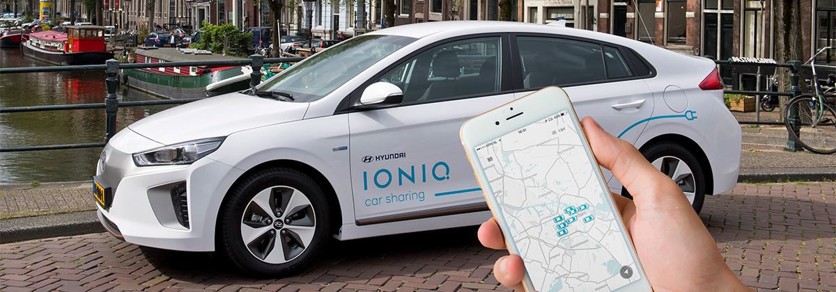 IONIQ Car Sharing-service van start in Amsterdam