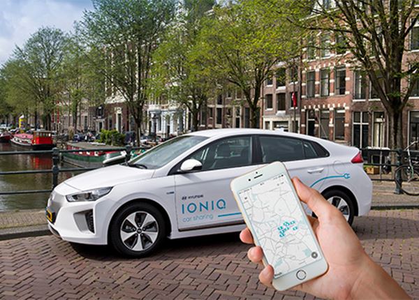 IONIQ Car Sharing-service van start in Amsterdam