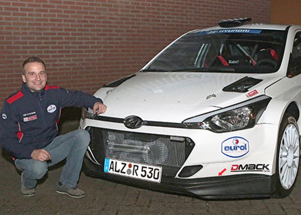 Bob de Jong met steun van Hyundai Nederland in Twente Rally.