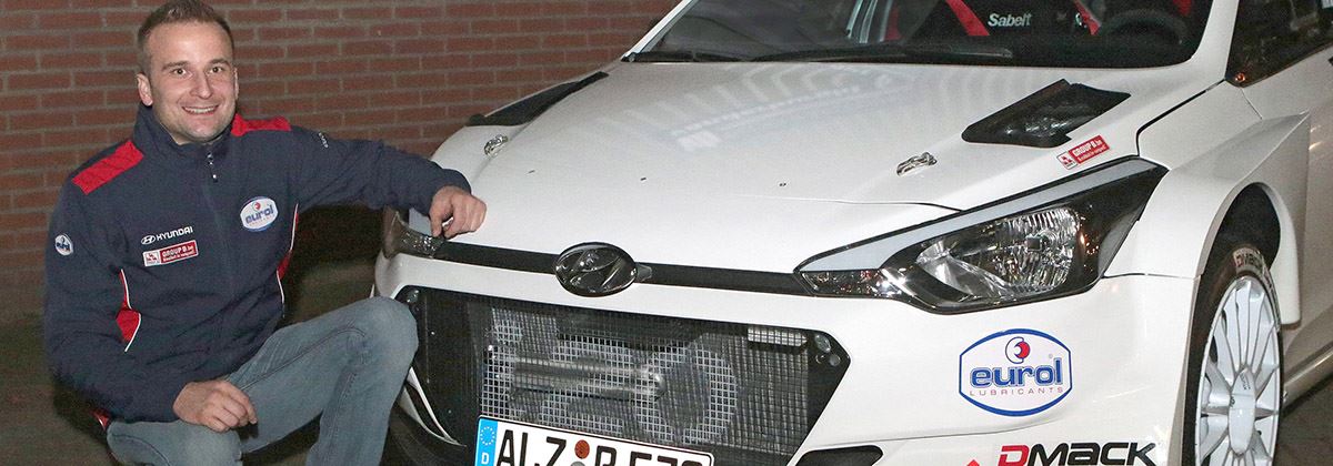 Bob de Jong met steun van Hyundai Nederland in Twente Rally