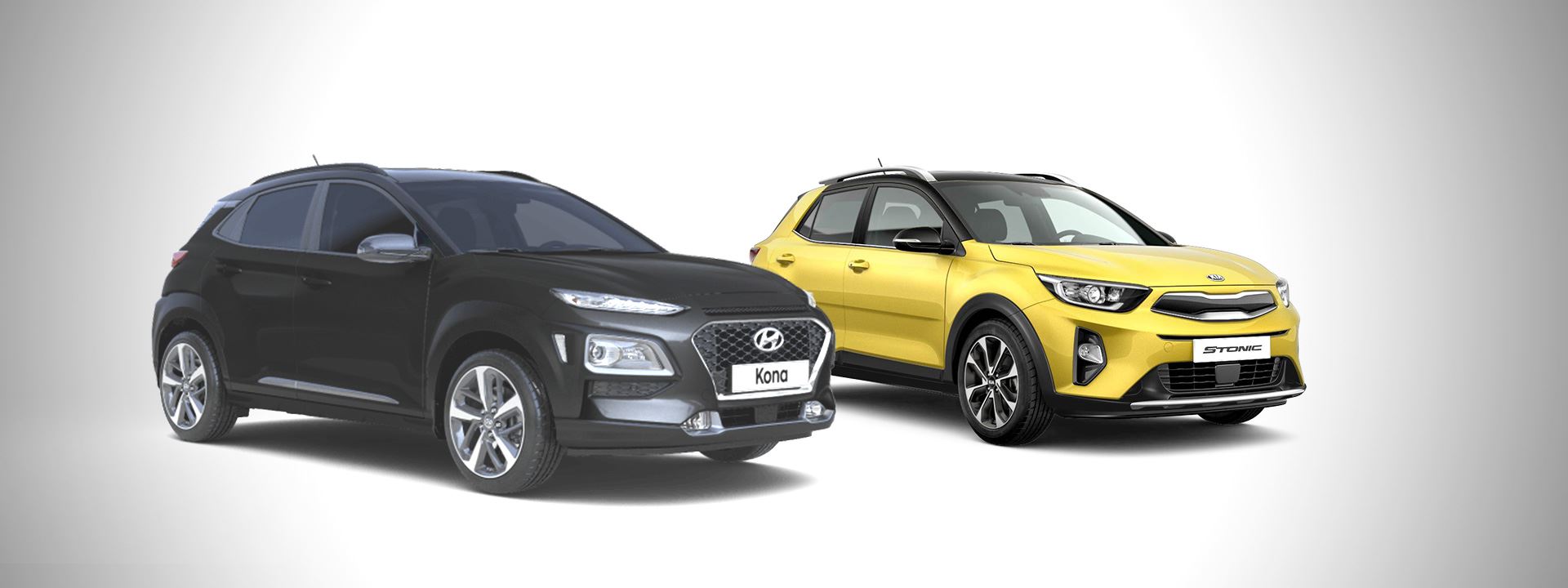 Hyundai KONA versus Kia Stonic in vergelijkingstest suv