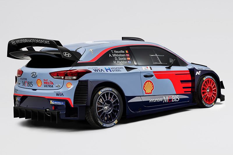 Dit is de nieuwe rallyauto Hyundai i20 WRC 2018