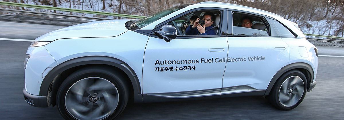 Hyundai NEXO legt zelfstandig 190 km af