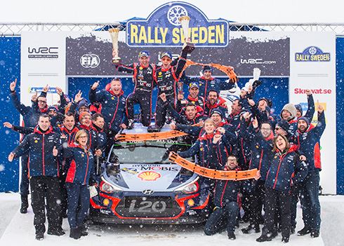 Dubbelslag Hyundai in Rally van Zweden