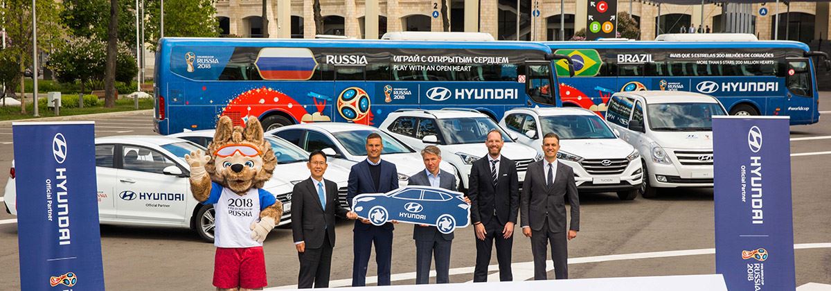 Hyundai Official Partner van WK voetbal in Rusland