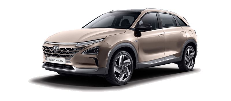 Foto: de elektrische auto met brandstofcel Hyundai NEXO, met slechts 4 % bijtelling voor zakelijk rijders.