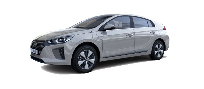 Foto: de Hyundai IONIQ Plug-in Hybrid kan in de volledig elektrische modus tot wel 63 km afleggen.