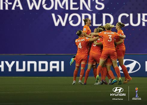 Hyundai mobiliteitspartner WK vrouwenvoetbal in Frankrijk