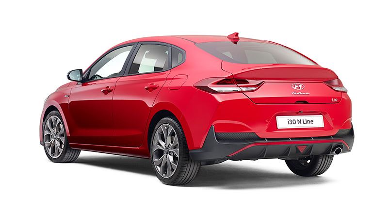 De Hyundai i30 Fastback N Line.