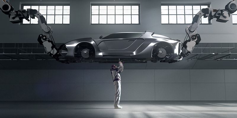 De Vest EXoskeleton van Hyundai helpt productiemedewerkers in de (auto)industrie.