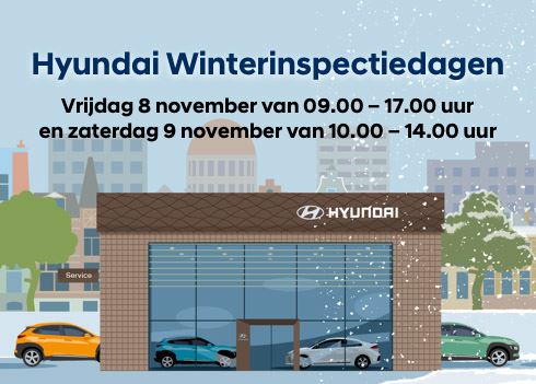Hyundai Winterinspectiedagen op 8 en 9 november