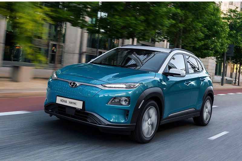 De Hyundai KONA Electric 39 kWh heeft een zeer comfortabele actieradius van 289 km.